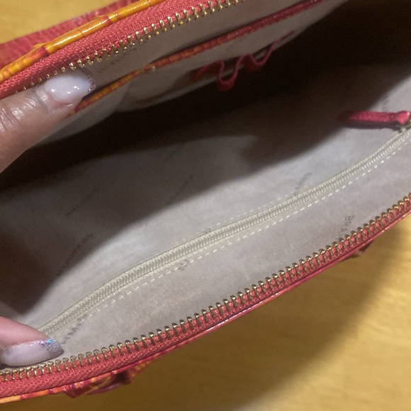 Brahmin Large Duxberry Satchel. Passion Fruit Melbourne. Orig. dust bag. 14x12x5 - Picture 3 of 13